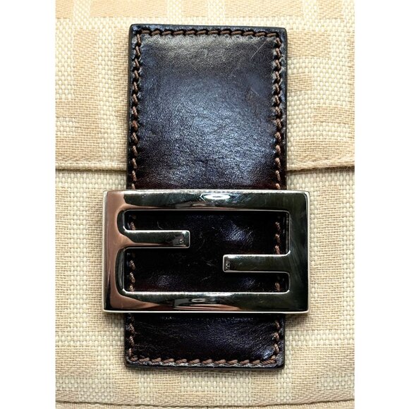 Fendi Vintage Cream Zucca Baguette - Picture 6 of 9